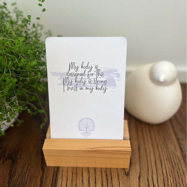 Birth Affirmation Cards & Birth Announcement Pack