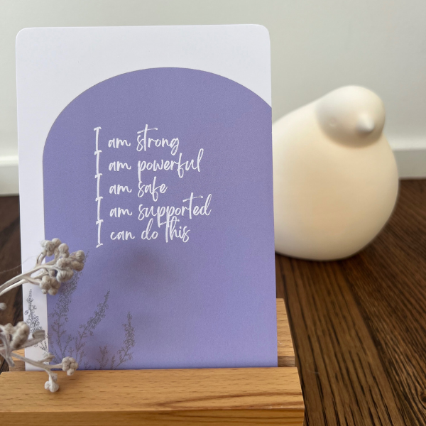 Birth Affirmation Cards & Birth Announcement Pack